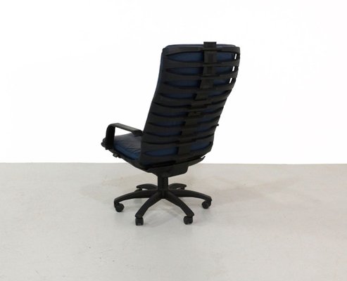 Blue Antropovarius Desk Chair By Porsche For Poltrona Frau 1990s