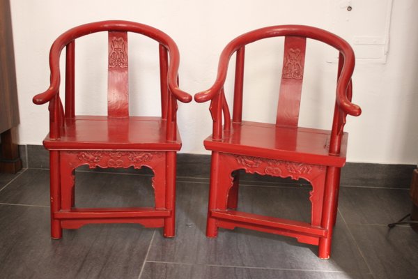 Asian Childrens Chairs Set Of 2 Bei Pamono Kaufen
