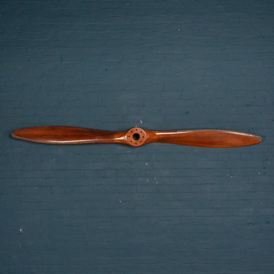 Antique Laminated Mahogany Propeller By, Vintage Wooden Airplane Prop