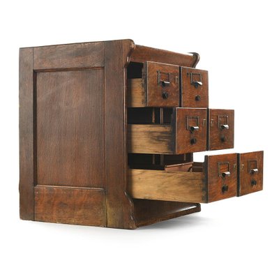 Wooden Apothecary Cabinet With 6 Drawers Bei Pamono Kaufen