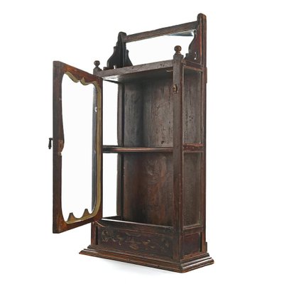 Dark Wooden Display Cabinet For At Pamono Dark Wooden Display Cabinet For At