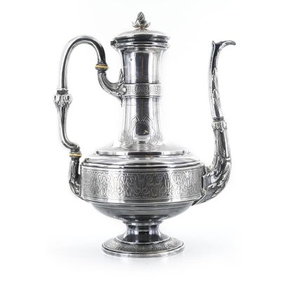 Silver tea store pots vintage