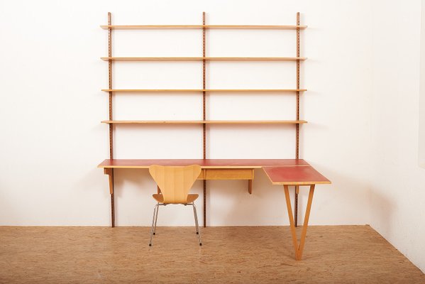 Mid Century Mahogany Shelf For Sale At Pamono