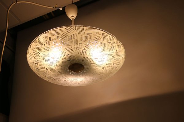 large round ceiling light fixture