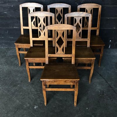 French Country Farmhouse Dining Chairs Set Of 6 For At Pamono