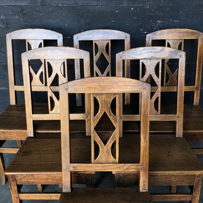 French Country Farmhouse Dining Chairs Set Of 6 For At Pamono
