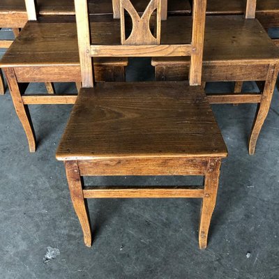 French Country Farmhouse Dining Chairs Set Of 6 For At Pamono