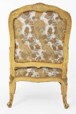 Louis Xv Style A La Reine Armchair In Gilt Wood Late 19th Century For Sale At Pamono