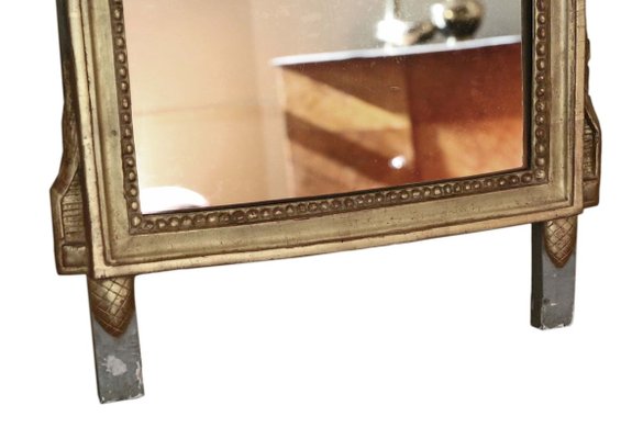 Antique Gilt Overmantle Or Wall Mirror For Sale At Pamono