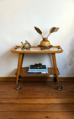childrens wooden tea trolley
