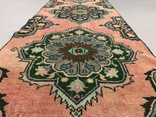ROSA TRADITIONAL GREEN CREAM CLASSIC FLOOR RUG RUNNER 80x400cm **FREE DELIVERY** 