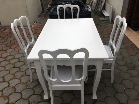 Dining Table Chairs Set 1960s Set Of 5 For Sale At Pamono