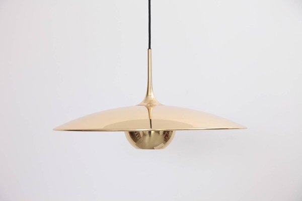 Mint Onos Polished Brass Pendant Lamp, Polished Brass Pendant Light Fixtures