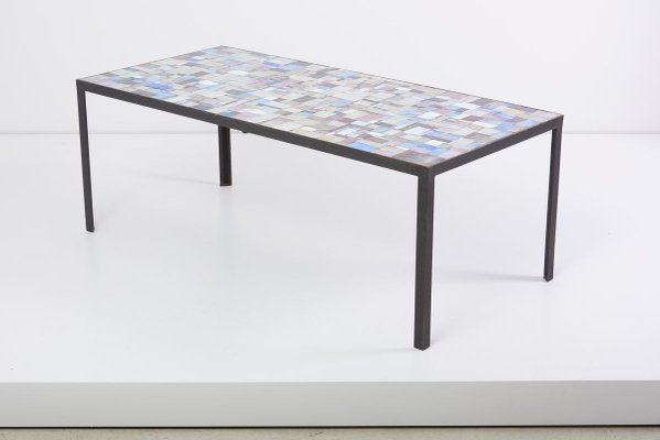 Rectangular Mosaic Coffee Table By Wirth 1960s For At Pamono - Coffee Table Mosaic Rectangular Mosaic Coffee Table By Wirth 1960s For At Pamono - Coffee Table Mosaic