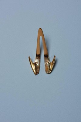 Wall Hooks by Carl Auböck for Werkstätte Carl Auböck, Set of 5 for