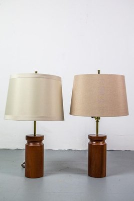 Cherry wood table lamps deals