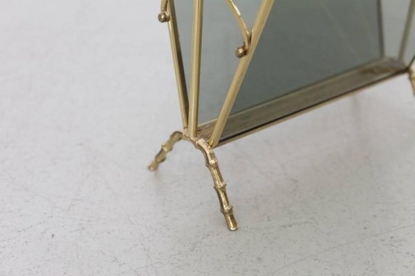 Lot De 2 Cadres Photo Laiton Style Bambou – Doré, Avec Verre, Occasion