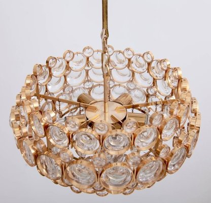 Gilded Brass And Crystal Glass, Crystal Chandelier Glass Replacement