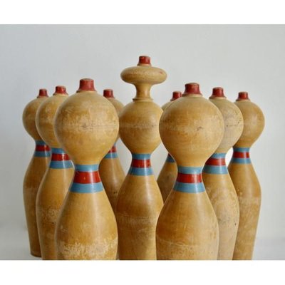 wooden skittles