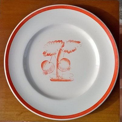 【超希少・限定】Gio Ponti × Richard Ginori プレート Plates by Gio Ponti for Richard Ginori, 1933, Set of 3 for sale at
