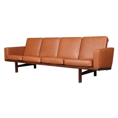Vintage 4 Seat Sofa by Hans J. Wegner for Getama for sale at Pamono
