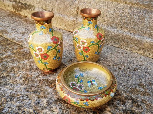 Mid-Century Japanese Vases, Set of 3 for sale at Pamono
