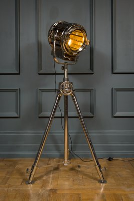 nickel tripod floor lamp