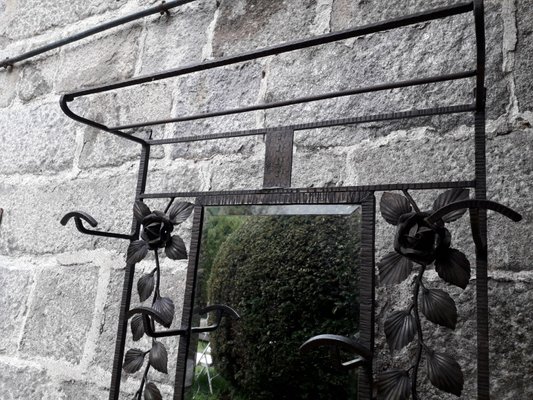 wall coat rack wrought iron