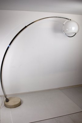 Vintage Italian Arc Floor Lamp By Goffredo Reggiani For Reggiani 1960s For Sale At Pamono