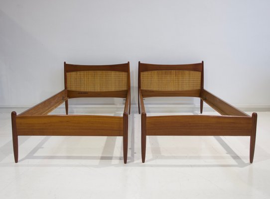 Teak Bed Frames by Børge Mogensen, Set of 2 for sale