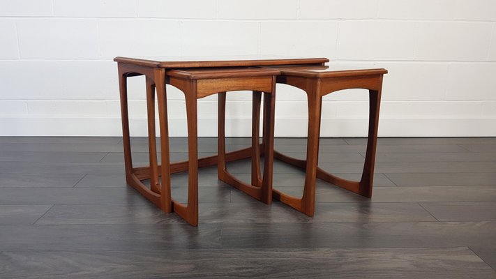 Mid Century Nesting Coffee Tables Set, Mid Century Coffee And End Table Set