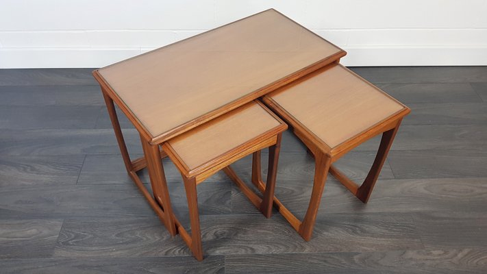 Vintage mid century nesting tables deals