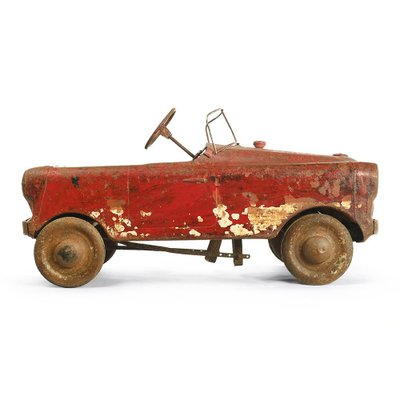 Kinderauto in Rot & Weiß, 1920er bei Pamono kaufen