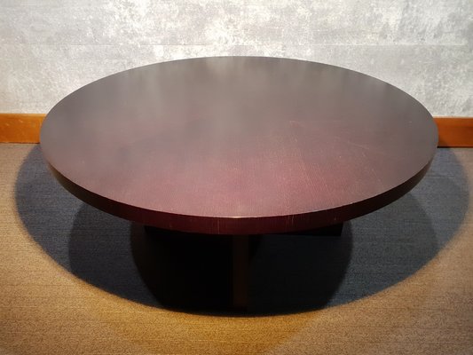 Round Dinner Table By Casa Milano, Milano Coffee Table Glass And Solid Oak