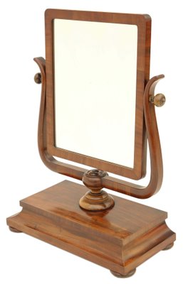 Vanity Wooden Tabletop Ornate Swing Mirror