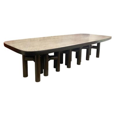Dining Table With Bone Ons And Resin By Ado Chale Belgium 1970s For At Pamono Dining Table With Bone Ons And, Round Table Belgium