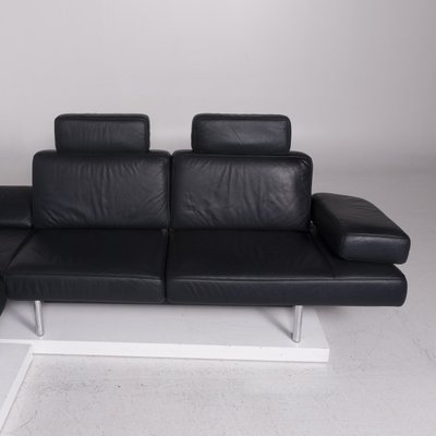 460 Blue Leather Corner Sofa With Function From De Sede For At Pamono 460 Blue Leather Corner Sofa With, Silver Grey Leather Corner Sofa