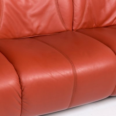 Windsor Rotes 3 Sitzer Ledersofa Von Himolla Bei Pamono Kaufen