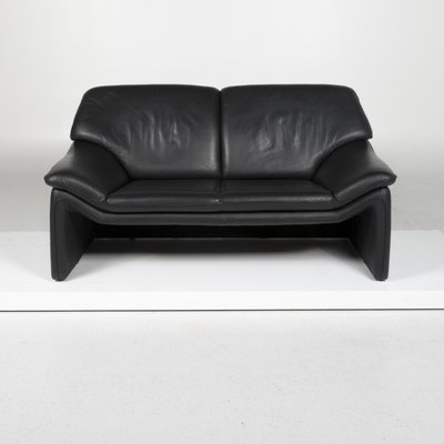 Atlanta Black Leather 2 Seat Sofa From Laauser For At Pamono Black Leather 2 Seat Sofa From Laauser