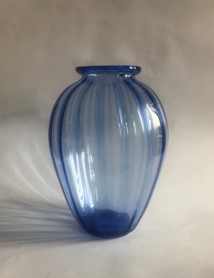 Light Blue Blown Glass Vase From M V M Cappellin C 1920s For Sale At Pamono