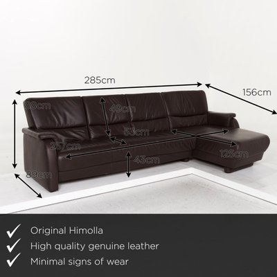 Dark Brown Leather Corner Sofa From, Brown Leather Corner Sofa Bed With Storage
