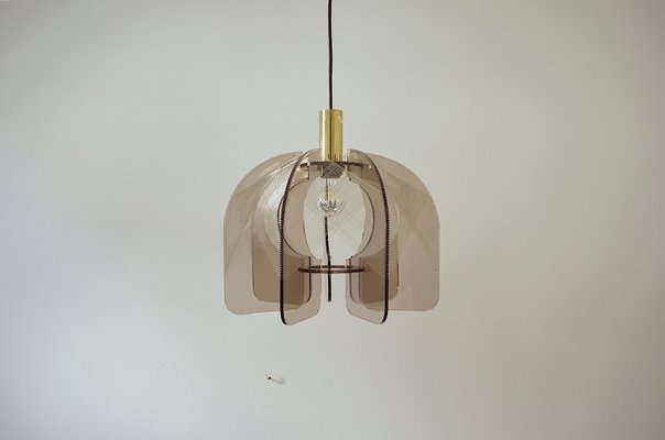 Hängelampe von Paul Secon für Sompex, 1970er Hängelampe von Paul Secon für Sompex, 1970er