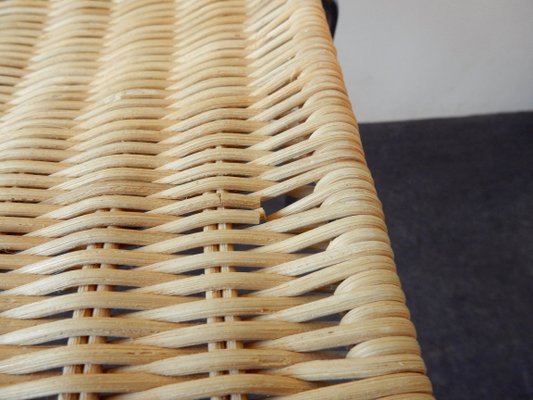 Cane and chrome dining chairs deals