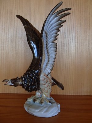 Vintage Porzellan Adler von Herend, 2er Set