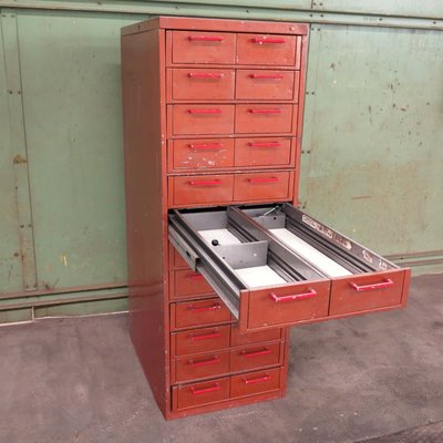 Industrial Metal Cabinet With 12 Drawers 1950s For At Pamono Industrial Metal Cabinet With 12, Industrial Metal Cabinet