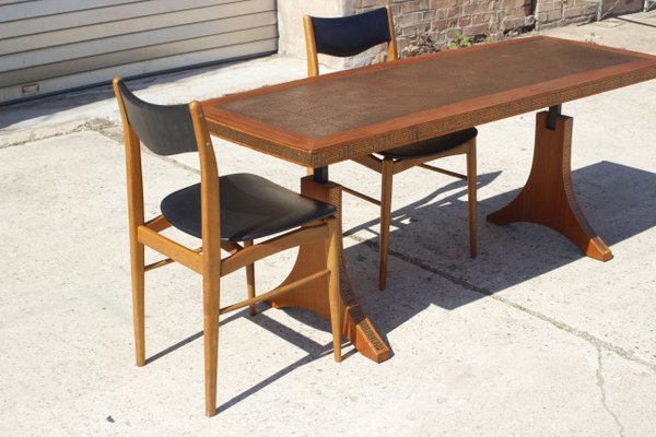 Copper Modular Dining Table 1950s, Modular Dining Table