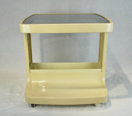 Plastic And Glass Trolley 1970s For Sale At Pamono