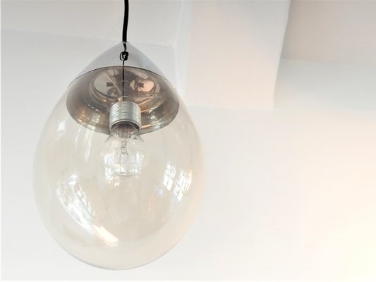 Glass drop pendant light outlet