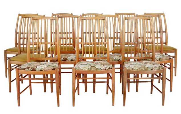 Napoli Dining Chairs By David Rosen For, Dining Chair 17 Inch Seat Height