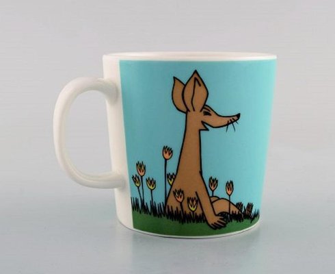 ARABIA FINLAND ムーミン Arabia Finland Cups in Porcelain with Motifs from Moomin, Set of 2